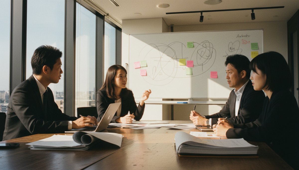 名古屋の地域密着型SEO対策会社のコンサルティング風景