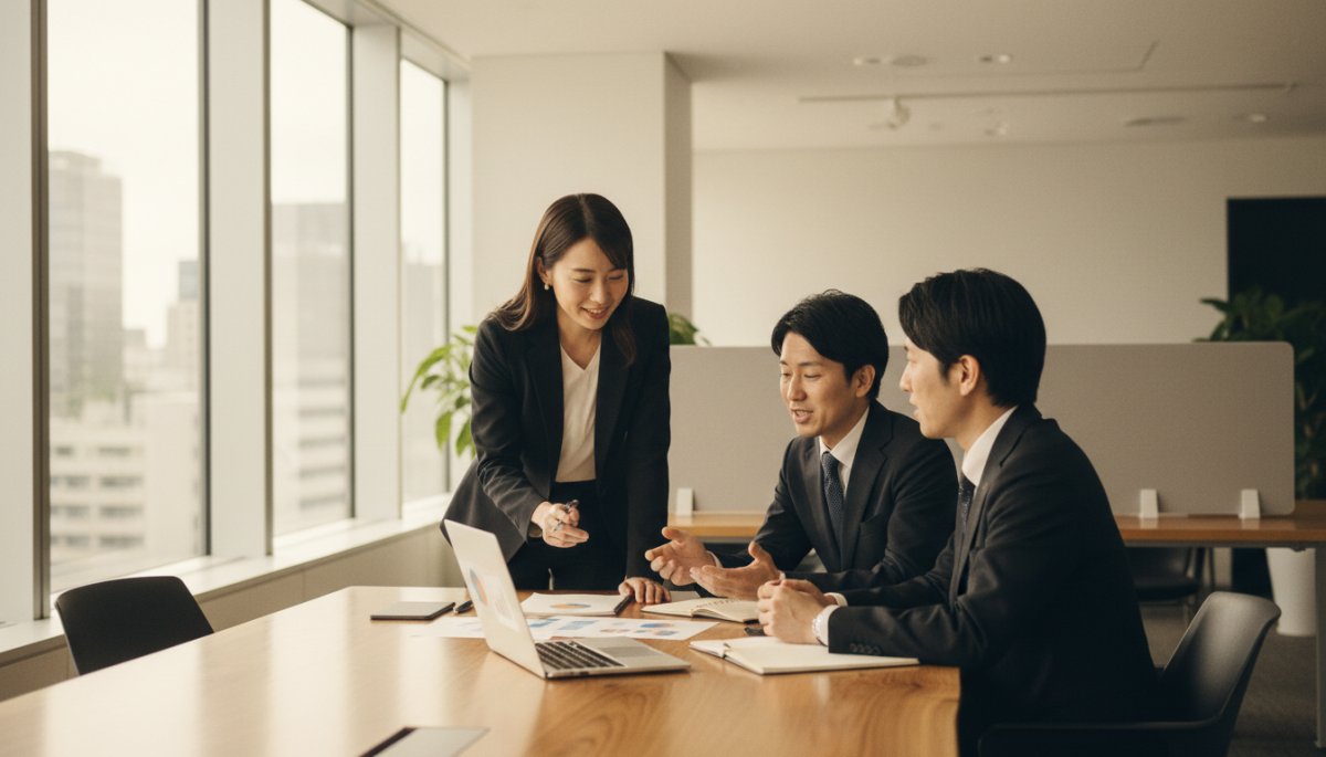 対面でのSEOコンサルティングと戦略会議