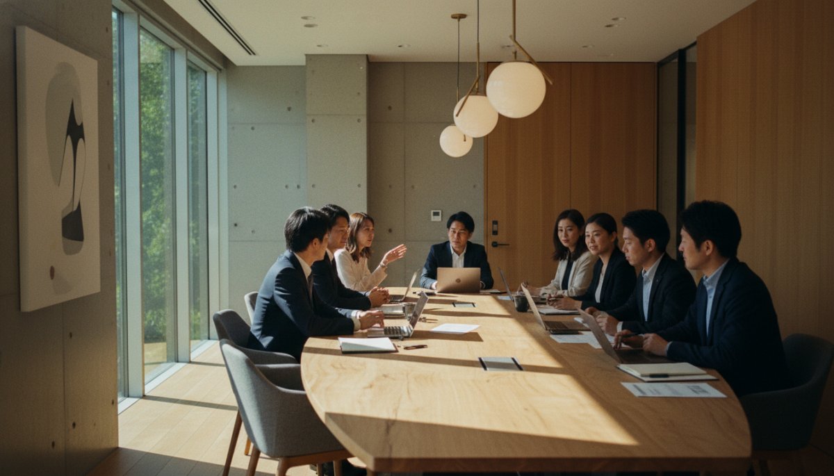 成功するSEO戦略会議の様子