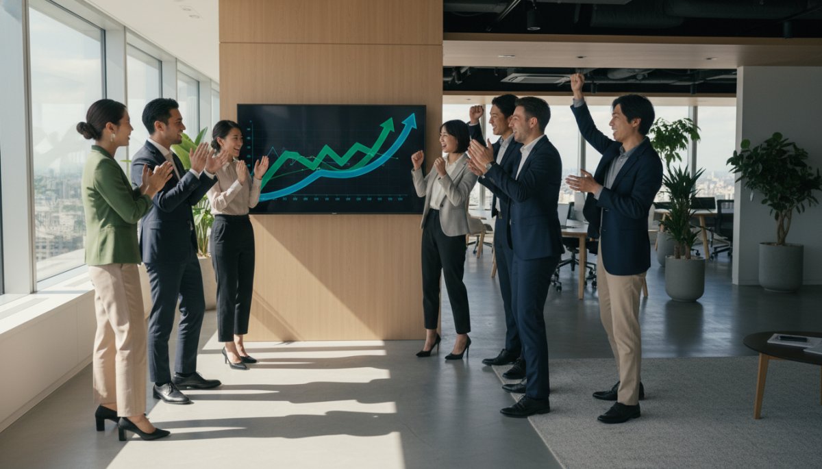 SEO対策で成功を収める企業のイメージ