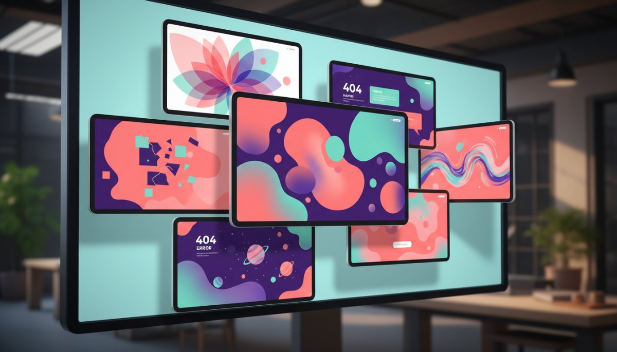 カスタム404エラーページのデザイン例