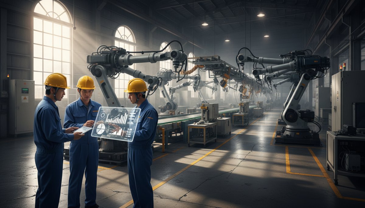 名古屋の製造業とWebマーケティングの融合イメージ