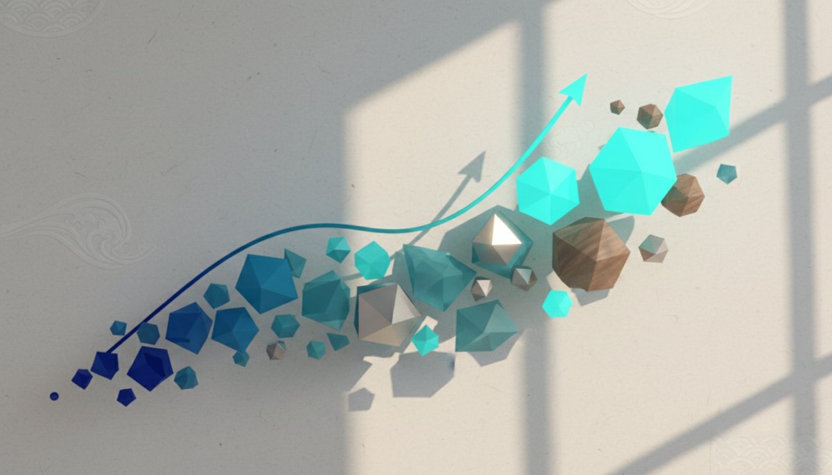 AI検索市場のシェア拡大を示すグラフィック