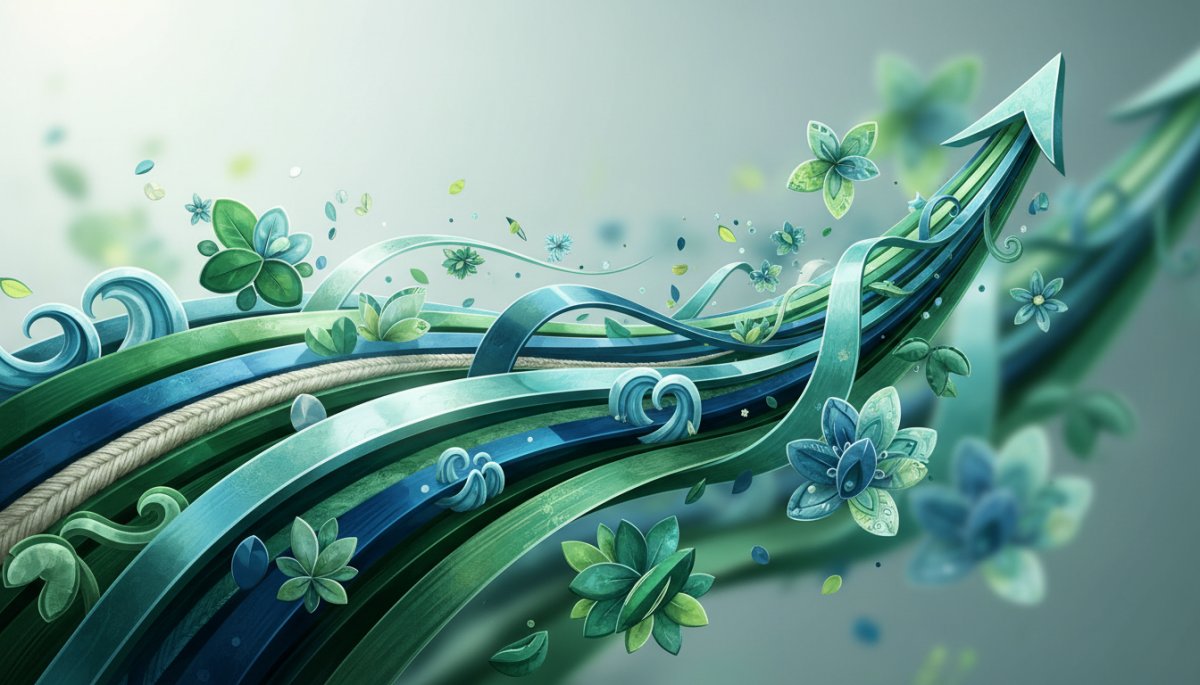 AI検索対策の成功事例を示すビジュアル